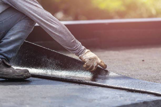 Professional Crawl Space Encapsulation technician working in Thornton, PA